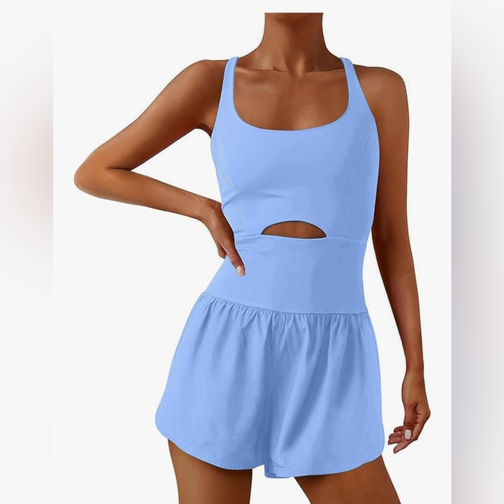 Stylish Blue Jumpsuit
